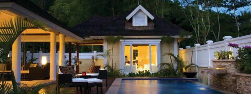 TWO-BEDROOM DOUBLEPOOL  BEACHFRONT VILLA 