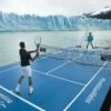 Теннис на леднике Перито-Морено